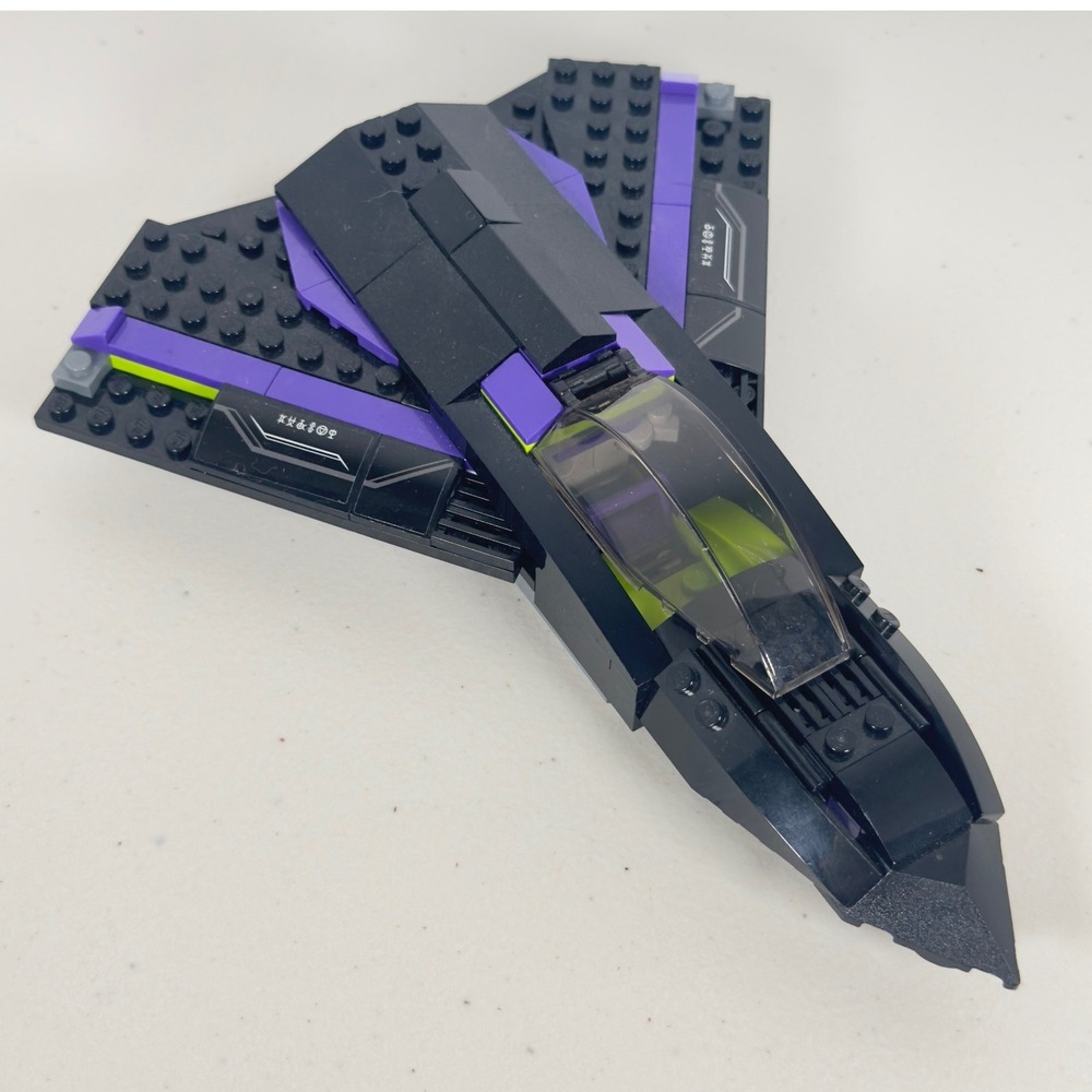 LEGO Marvel Black Panther Jet Pursuit 76047 Avengers Aircraft Vehicle Incomplete